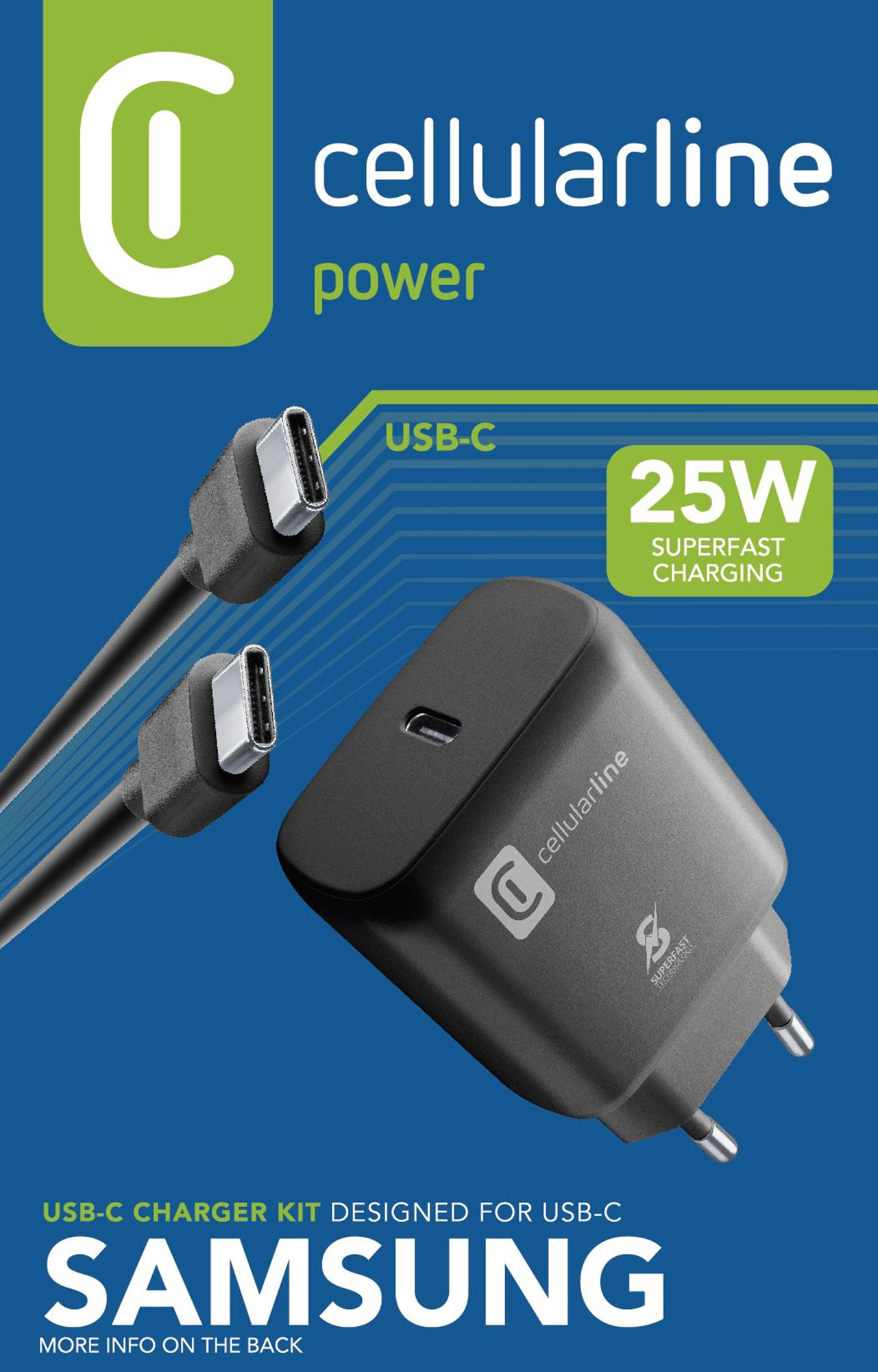 Cellularline USB Charger Ultra - Fast Charge Universale