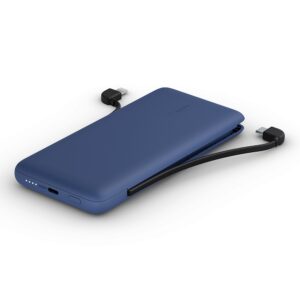 CellularLine Power Bank Unique Design, 6700 mah With Iphone and Micro Cable  - Black